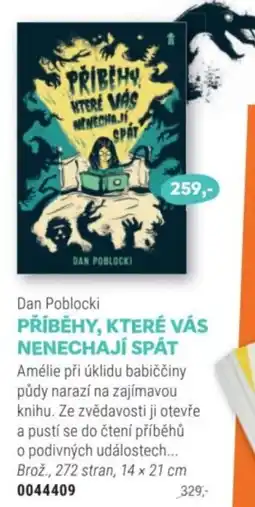 Knižní klub Dan Poblocki Příběhy, které vás nenechají spát nabídka