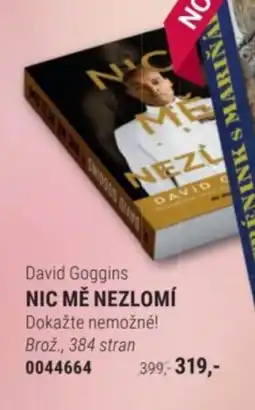 Knižní klub David Goggins NIC MĚ NEZLOMÍ nabídka