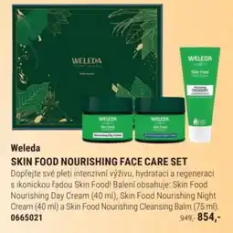 Knižní klub Weleda Skin food nourishing face care set nabídka