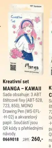Knižní klub Kreativní set MANGA-KAWAII nabídka