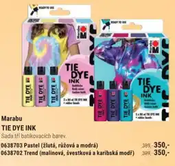 Knižní klub Marabu tie dye ink nabídka