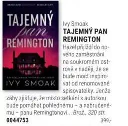 Knižní klub Ivy Smoak TAJEMNÝ PAN REMINGTON nabídka