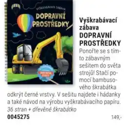 Knižní klub Vyškrabávací zábava DOPRAVNÍ PROSTŘEDKY nabídka