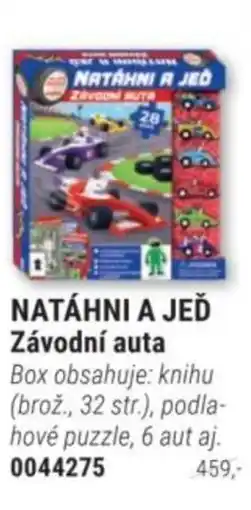 Knižní klub NATÁHNI A JEĎ Závodní auta nabídka