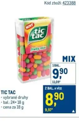 Makro Tic tac nabídka