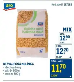 Makro Bezvaječná kolínka nabídka