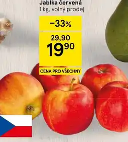 Tesco Jablka červená nabídka