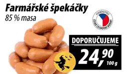 ZEMAN Farmářské špekáčky nabídka