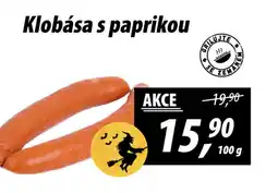 ZEMAN Klobása s paprikou nabídka