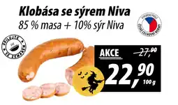 ZEMAN Klobása se sýrem Niva nabídka