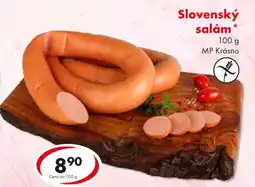 CBA Slovenský salám nabídka