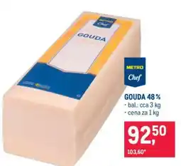 Makro Gouda 48% nabídka