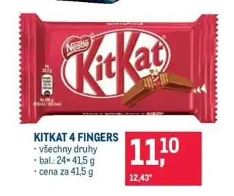 Makro KitKat 4 Fingers nabídka