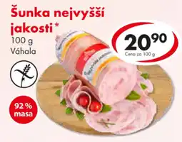 CBA Šunka nejvyšší jakosti nabídka