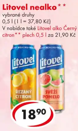 CBA Litovel nealko nabídka