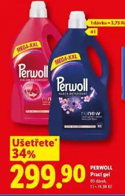 Lidl Perwoll prací gel nabídka