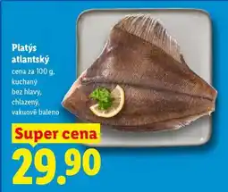 Lidl Platýs atlantský nabídka