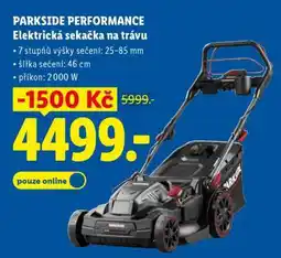 Lidl PARKSIDE PERFORMANCE Elektrická sekačka na trávu nabídka