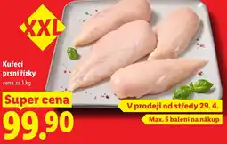 Lidl Kuřecí prsní řízky nabídka