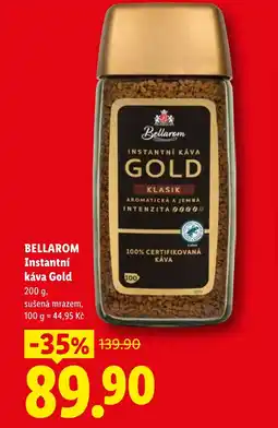 Lidl BELLAROM Instantní káva Gold nabídka
