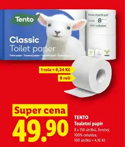 Lidl TENTO Toaletní papír nabídka