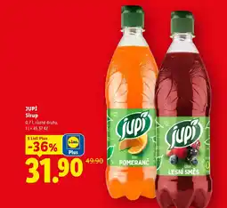 Lidl JUPÍ Sirup nabídka