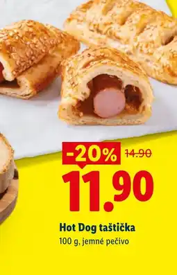 Lidl Hot Dog taštička nabídka