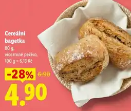 Lidl Cereální bagetka nabídka