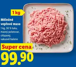 Lidl Mělněné vepřové maso nabídka