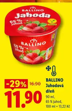 Lidl BALLINO Jahodová dřeň nabídka