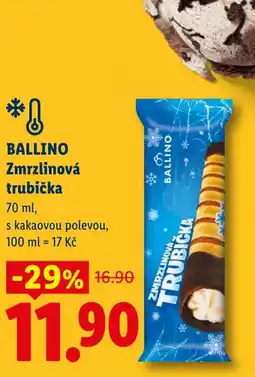 Lidl BALLINO Zmrzlinová trubička nabídka