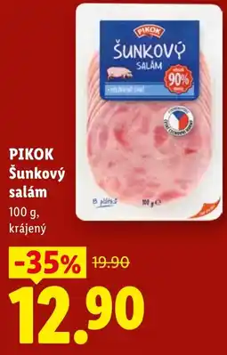 Lidl PIKOK Šunkový salám nabídka