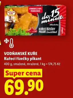 Lidl VODŇANSKÉ KUŘE Kuřecí řízečky pikant nabídka