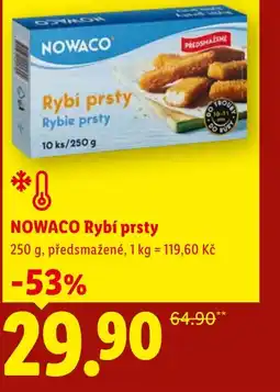 Lidl NOWACO Rybí prsty nabídka
