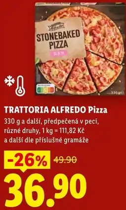 Lidl TRATTORIA ALFREDO Pizza nabídka