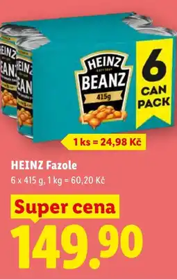 Lidl HEINZ Fazole nabídka