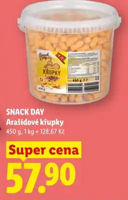 Lidl SNACK DAY Arašídové křupky nabídka