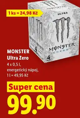 Lidl MONSTER Ultra Zero nabídka
