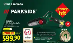 Lidl PARKSIDE 12V Aku řetězová pila nabídka