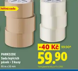 Lidl PARKSIDE Sada lepicích pásek - 3 kusy nabídka