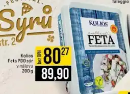 Jip Kolios Feta PDO sýr v nálevu nabídka