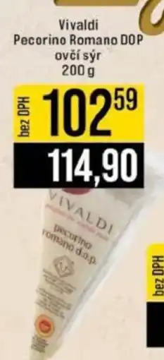 Jip Vivaldi Pecorino Romano DOP ovčí sýr nabídka