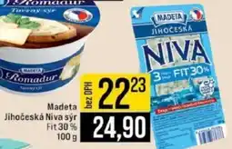Jip Madeta Jihočeská Niva sýr Fit 30% nabídka