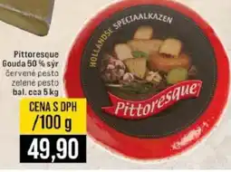 Jip Pittoresque Gouda 50% sýr červené pesto zelené pesto nabídka