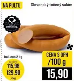Jip Slovenský točený salám nabídka