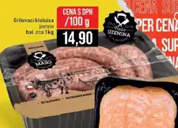 Jip Grilovací klobása jemná nabídka