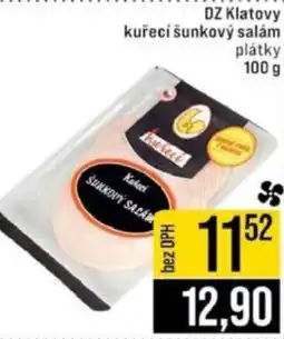 Jip DZ Klatovy kuřecí šunkový salám plátky nabídka