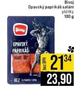 Jip Bivoj Opavský paprikáš salám plátky nabídka