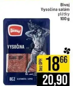 Jip Bivoj Vysočina salám plátky nabídka