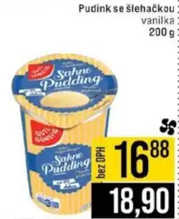 Jip Pudink se šlehačkou vanilka nabídka